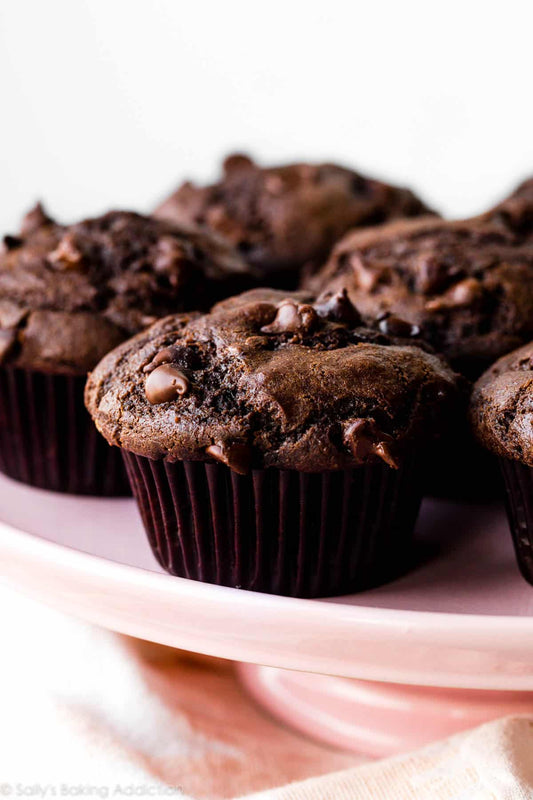 3-PACK Organic Double Chocolate Chip Muffins (Jumbo-Size)