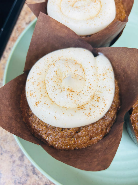 3-PACK Organic Bran Spice Cupcakes (Jumbo-Size)